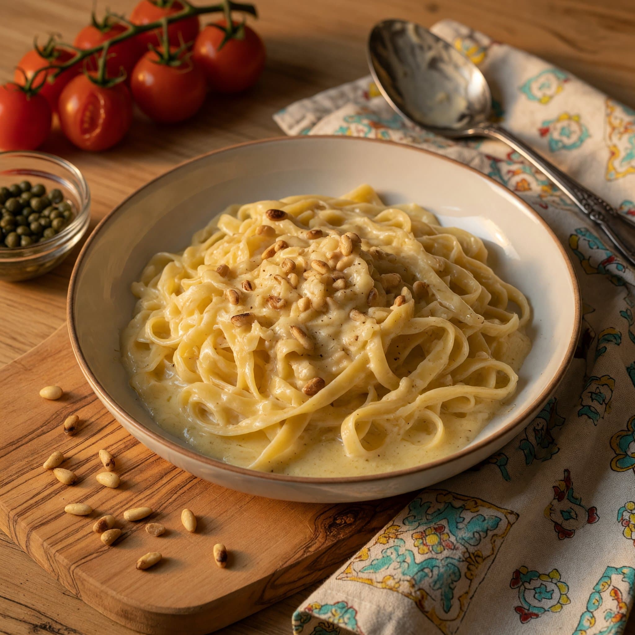 Fettuccine Alfredo — silky, creamy, and ready in 45 minutes.
