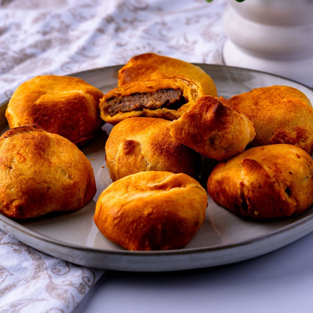 Golden, puffy breakfast bites fresh out of the air fryer — ready in under 15 minutes.