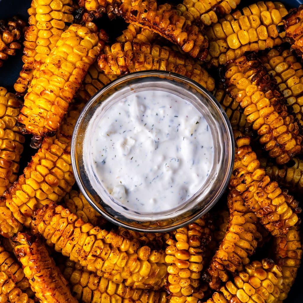 Corn Ribs Recipe - Crispy Air Fryer Summer Appetizer